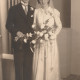 Kerkelijk huwelijk Adelon Vink en Toni van Rixel 16 juni 1943. Bron: Bart Vink.