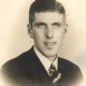 Bertus van Oosten circa 1942. Foto van Mevr. G. van Oosten-Weel.
