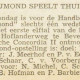 Handbal 16 april. IJmond - Concordia 2. Bron: Haarlemse Courant 13 april 1944.