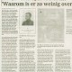 Noordhollands Dagblad 1 mei 2004 linker deel