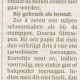 Noordhollands Dagblad 20 april 2005 tentoonstelling recept met tulpenbollen