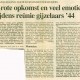 IJmuider Courant 16 april 1984 Verslag reunie gijzelaars op 14 april 1984