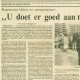 Noordhollands Dagblad 16 april 1984 Verslag reunie 14 april 1984 links
