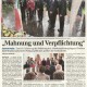 Mittel Deutsche Zeitung 31 mei 2010 Herdenking Zöschen