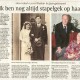 Piet Bleeker 65 jaar getrouwd met Josefien op 15 november 2010. Artikel uit het NHD van 16 nov.