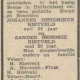 Overlijdensadvertentie uit Het Parool van 7 februari 1947.