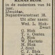Overlijdensadvertentie Klaas Blok IJmuider Courant 19 juli 1949.