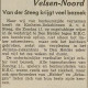 Ad bleef voetballen bij Kinheim. Het liep niet altijd goed af. Bron IJmuider Courant 7 januari 1949.
