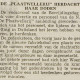 Herdenking bij Plaquette Plaatwellerij. Bron IJmuider Courant 6-5-1949.