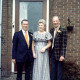 Rechts staat Engel van der Meij. Foto 14 oktober 1976. Ontvangen van kleinzoon Jimi van der Meij die in 2014 overleed